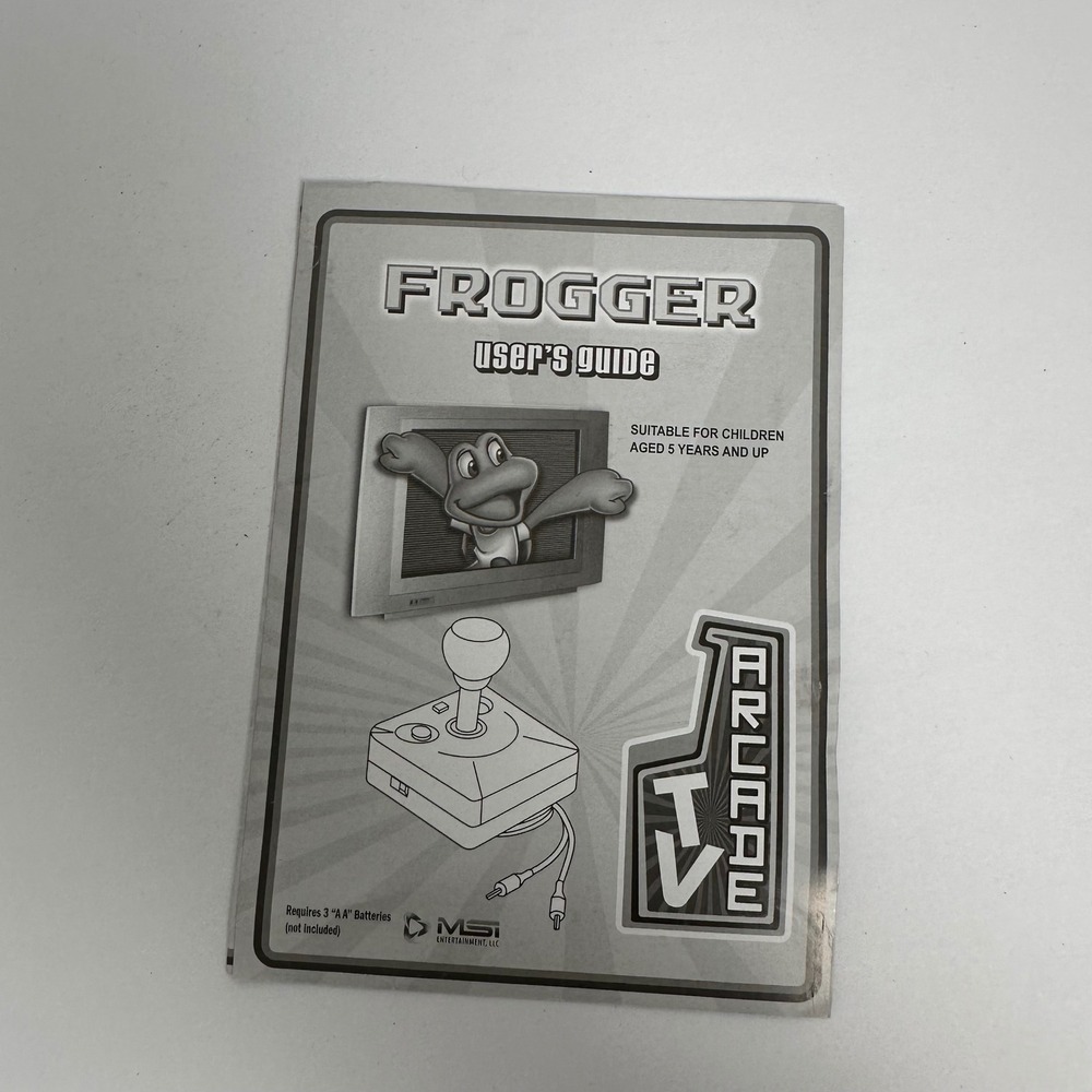 MSI Entertainment Frogger TV Arcade Plug and Play Video Game Retro Joystick - Picture 6 of 6